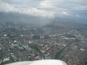 空からみたマニラ